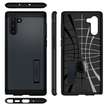 Spigen Slim Armor хибриден кейс с най-висока степен на защита за Samsung Galaxy Note 10, Black