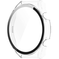 Калъф fixGuard Silicone и Стъклен Протектор за Xiaomi Mi Watch S1 Global, Clear