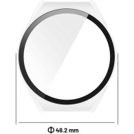 Калъф fixGuard Silicone и Стъклен Протектор за Xiaomi Mi Watch S1 Global, Clear