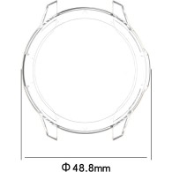 Калъф fixGuard Protective Silicone Case за Xiaomi Mi Watch S1 Active Global, Clear