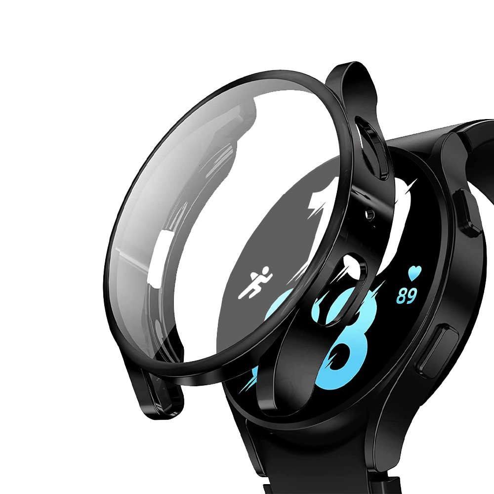 Калъф fixGuard Silicone и Протектор за Samsung Galaxy Watch 5, 40mm, Black