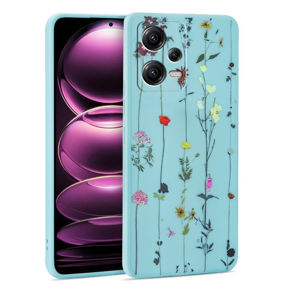 Калъф Tech-Protect Mood За Xiaomi Redmi Note 12 Pro, Garden Blue
