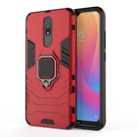 Удароустойчив Калъф с Поставка Ring Armor Kickstand Tough Rugged Cover за Xiaomi Redmi 8A / Xiaomi Redmi, Червен