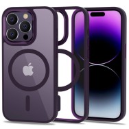 Калъф TECH-PROTECT Magmat Magsafe за iPhone 14 Pro Max, Purple Clear