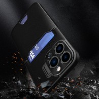 Калъф fixGuard Leather Stand за iPhone 14, Black