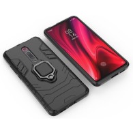 Удароустойчив Калъф с Поставка Ring Armor Kickstand Tough Rugged Cover за  Xiaomi Mi 9T / Xiaomi Mi 9T Pro, Черен
