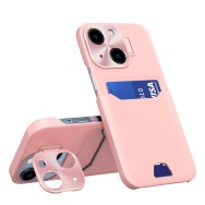 Калъф fixGuard Leather Stand за iPhone 14 Plus, Pink