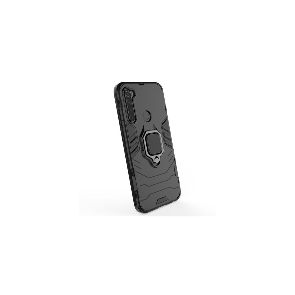 Удароустойчив Калъф с Поставка Ring Armor Kickstand Tough Rugged Cover за Xiaomi Redmi Note 8T, Черен