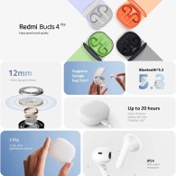 Безжични слушалки Xiaomi Buds 4 Lite, True Wireless, White