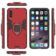 Удароустойчив Калъф с Поставка Ring Armor Kickstand Tough Rugged Cover за Samsung Galaxy A50, Червен