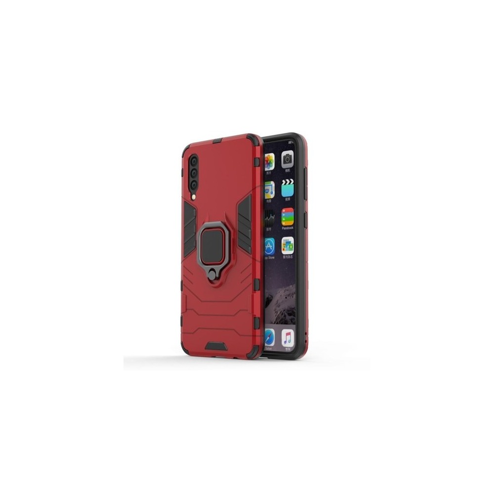 Удароустойчив Калъф с Поставка Ring Armor Kickstand Tough Rugged Cover за Samsung Galaxy A50, Червен