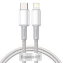 Кабел Baseus USB Type C - Lightning cable Power Delivery fast charge 20 W 1 m white (CATLGD-02)