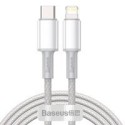 Кабел Baseus USB Type C - Lightning cable Power Delivery fast charge 20 W 2 m white (CATLGD-A02)