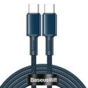 Кабел Baseus USB Type C - USB Type C cable Power Delivery Quick Charge 100 W 5 A 2 m blue (CATGD-A03)