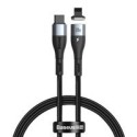 Кабел Baseus Zinc USB Type C - Lightning magnetic data charging cable Power Delivery 20 W 1 m black (CATLXC-01)