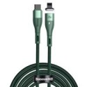 Кабел Baseus Zinc USB Type C - Lightning magnetic data charging cable Power Delivery 20 W 2 m green (CATLXC-A06)