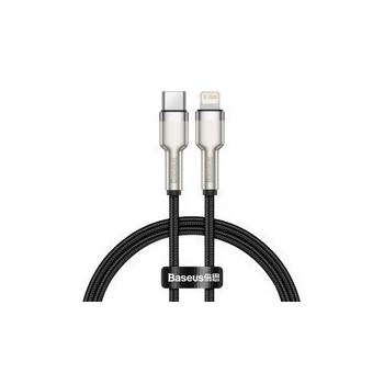 Кабел Baseus Cafule Series Metal Data USB Type C - Lightning Cable Power Delivery 20 W 0,25 m black (CATLJK-01)