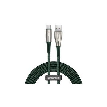 Кабел Baseus Water Drop USB - USB Typ C cable 66 W (11 V / 6 A) Huawei SuperCharge SCP 2 m green (CATSD-N06)