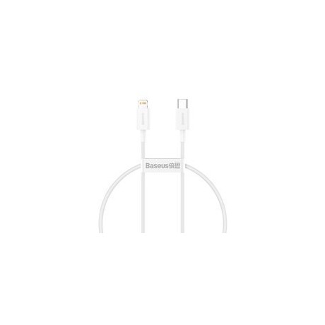 Кабел Baseus Superior Cable USB Type C - Lightning Power Delivery 20 W 0,25 m White (CATLYS-02)