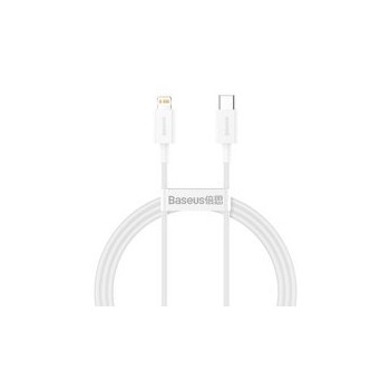 Кабел Baseus Superior Cable USB Type C - Lightning Power Delivery 20 W 1 m White (CATLYS-A02)