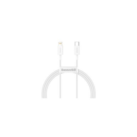 Кабел Baseus Superior Cable USB Type C - Lightning Power Delivery 20 W 1 m White (CATLYS-A02)