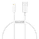 Кабел Baseus Superior Cable USB - Lightning 2,4A 0,25 m White (CALYS-02)