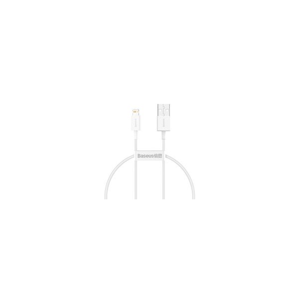 Кабел Baseus Superior Cable USB - Lightning 2,4A 0,25 m White (CALYS-02)