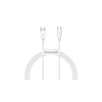 Кабел Baseus Superior Series Fast Charging Data Cable USB - USB Type C  66 W 6A 1 m White (CATYS-02)