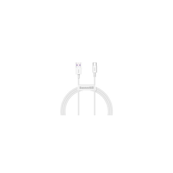 Кабел Baseus Superior Series Fast Charging Data Cable USB - USB Type C  66 W 6A 1 m White (CATYS-02)