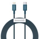Кабел Baseus Superior USB Typ C - Lightning fast charging data cable Power Delivery 20 W 1 m blue (CATLYS-C03)