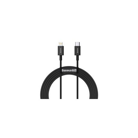 Кабел Baseus Superior USB Typ C - Lightning fast charging data cable Power Delivery 20 W 2 m black (CATLYS-C01)