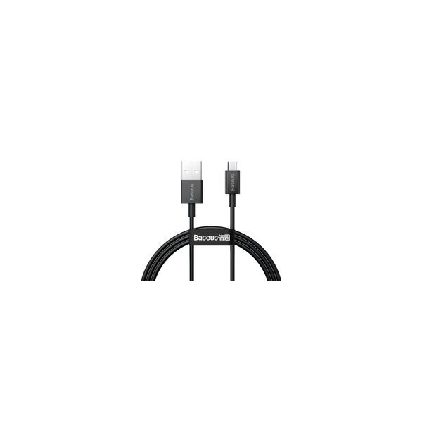 Кабел Baseus Superior Series USB - micro USB fast charging data cable 2A 1m black (CAMYS-01)