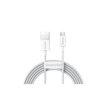Кабел Baseus Superior Series USB - micro USB fast charging data cable 2A 2m white (CAMYS-A02)