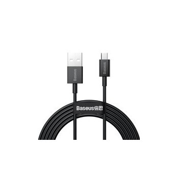 Кабел Baseus Superior Series USB - micro USB fast charging data cable 2A 2m black (CAMYS-A01)