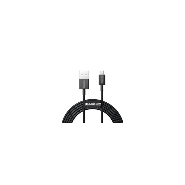 Кабел Baseus Superior Series USB - micro USB fast charging data cable 2A 2m black (CAMYS-A01)