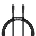 Кабел Baseus Superior USB Type C - USB  Type C cable Quick Charge / Power Delivery / FCP 100W 5A 20V 1m black (CATYS-B01)