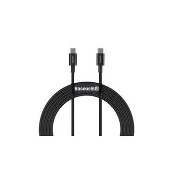 Кабел Baseus Superior USB Type C - USB  Type C cable Quick Charge / Power Delivery / FCP 100W 5A 20V 2m black (CATYS-C01)