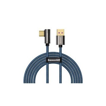 Кабел Baseus Legend Series Elbow Fast Charging Data Cable USB - USB Type-C 66W 2m blue