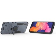 Удароустойчив Калъф с Поставка Ring Armor Kickstand Tough Rugged Cover за Samsung Galaxy A10, Син