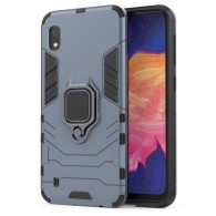 Удароустойчив Калъф с Поставка Ring Armor Kickstand Tough Rugged Cover за Samsung Galaxy A10, Син