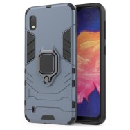 Удароустойчив Калъф с Поставка Ring Armor Kickstand Tough Rugged Cover за Samsung Galaxy A10, Син