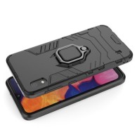 Удароустойчив Калъф с Поставка Ring Armor Kickstand Tough Rugged Cover за Samsung Galaxy A10, Черен