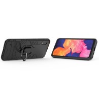 Удароустойчив Калъф с Поставка Ring Armor Kickstand Tough Rugged Cover за Samsung Galaxy A10, Черен