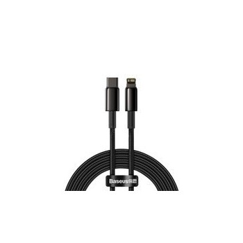 кабел
  Baseus USB Type C - Lightning cable Power Delivery fast charge 20 W 2 m black
  (CATLWJ-A01)