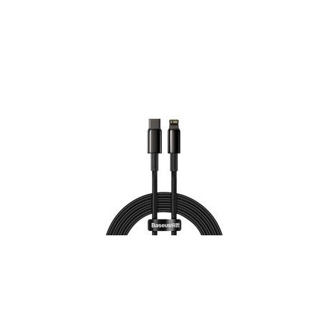 кабел
  Baseus USB Type C - Lightning cable Power Delivery fast charge 20 W 2 m black
  (CATLWJ-A01)