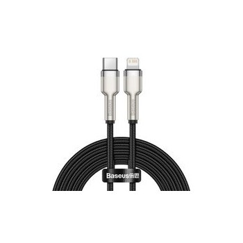 кабел
  Baseus Cafule Series Metal Data USB Type C - Lightning Cable Power Delivery
  20 W 2 m black (CATLJK-B01)
