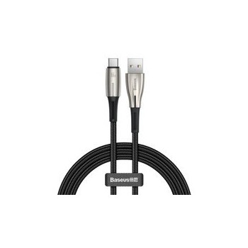 кабел
  Baseus Water Drop USB - USB Typ C cable 66 W (11 V / 6 A) Huawei SuperCharge
  SCP 1 m black (CATSD-M01)