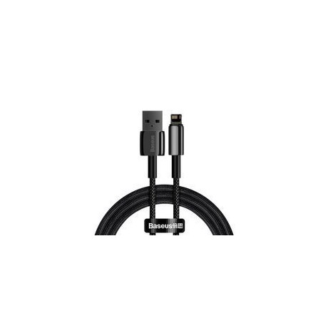 кабел
  Baseus Tungsten USB - Lightning cable 2,4 A 1 m black (CALWJ-01)