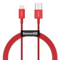 кабел
  Baseus Superior USB - Lightning fast charging data cable 2,4 A 1 m red
  (CALYS-A09)