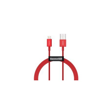 кабел
  Baseus Superior USB - Lightning fast charging data cable 2,4 A 1 m red
  (CALYS-A09)